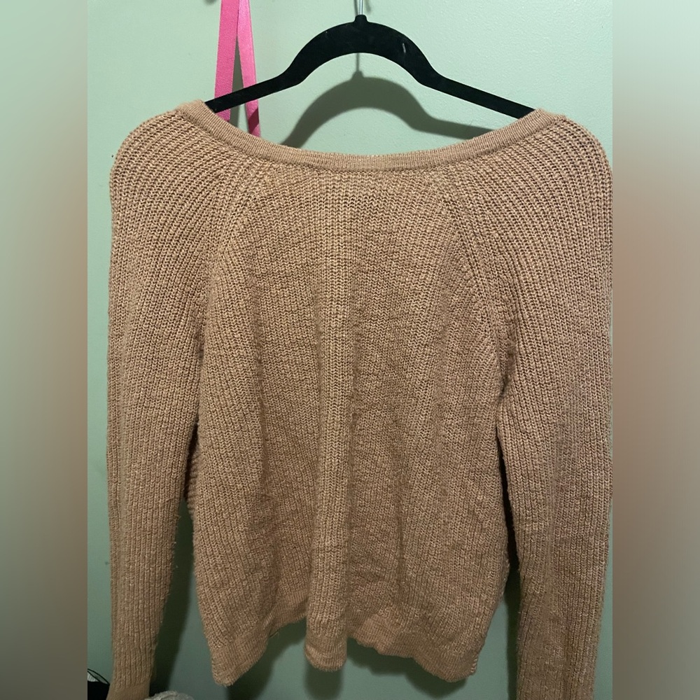 Aerie sweater reversible open back/front
